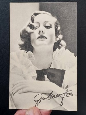 MOVIE STARS: circa 1930s Joan Crawford postcard EXC