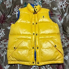 Ralph Lauren Kids XL Reversible Down Vest Adults S Equivalent Used Excellent