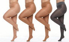Hanes Plus Size Absolutely Ultra Sheer Control Top Re-Toe Pantyhose-Choose Your