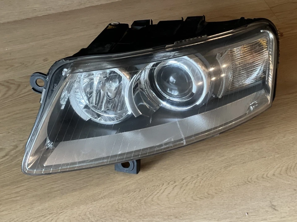 05-08 AUDI A6 HID XENON ADAPTIVE HEAD LIGHT HEADLIGHT DRIVER LEFT GENUINE OEM - Image 2 of 4