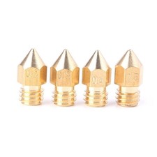 0.2/0.3/0.4/0.5mm Nozzle 3D Printer Extruder Head for MK8 Makerbot 1.75mm