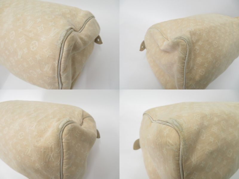 Louis Vuitton Monogram Mini Lin Idylle Speedy 30 Hand bag F#47419