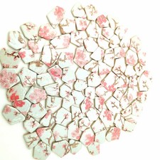 1.1 LB Porcelain Ceramic Mosaic Tiles,Broken Irregular Mosaic Tiles for DIY C...
