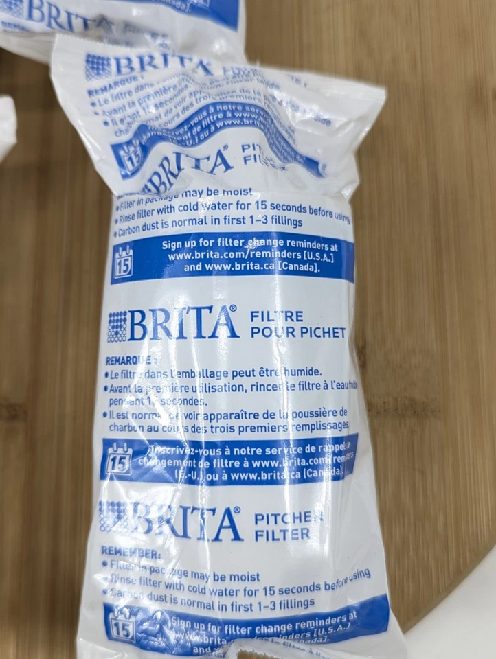 4 Pack Brita Pitcher Filter Refillable Refill Packs Dispensers BPA-Free - Image 3 of 4