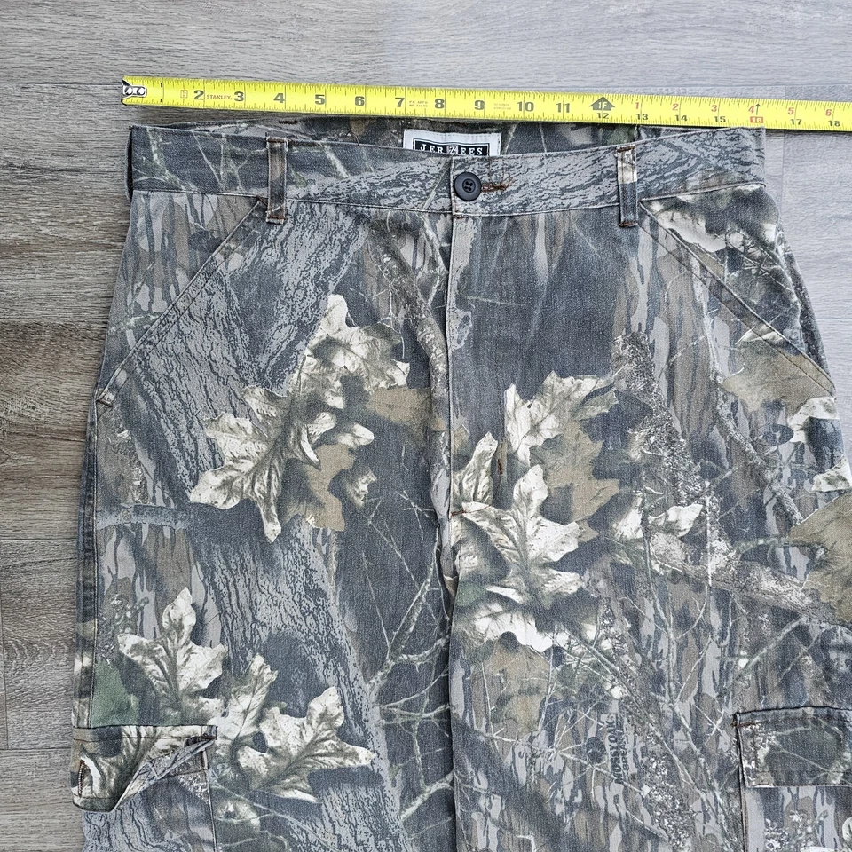 Pantalones de caza vintage años 90 Y2K Jerzees al aire libre talla mediana camuflados Foto 2 de 4