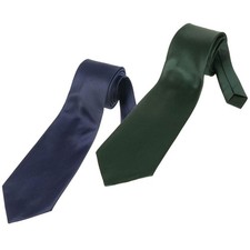 Franz&ouml;sische Krawatte Armee Binder Business Schlips blau oder gr&uuml;n 5 cm