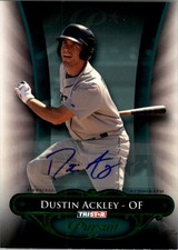 2010 TRISTAR Pursuit Autographs Green #1a Dustin Ackley /25 Auto BB