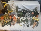 VINTAGE GI JOE 1964 HUGE JEEP AND IRWIN BIKE GREEN BERET PILOT LOT NO RESERVE