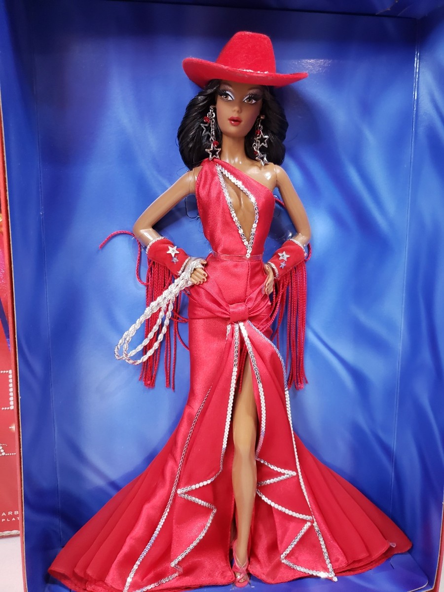 その他 DALLAS DARLIN Barbie Doll RARE DALLAS DARLIN AA 2007 BARBIE CONVENTION DOLL PLATINUM MATTEL