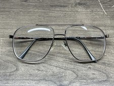 MARCHON NYC M-JONATHAN 2 141 Aviator Eyeglasses 60-16 145 Silver FRAMES ONLY
