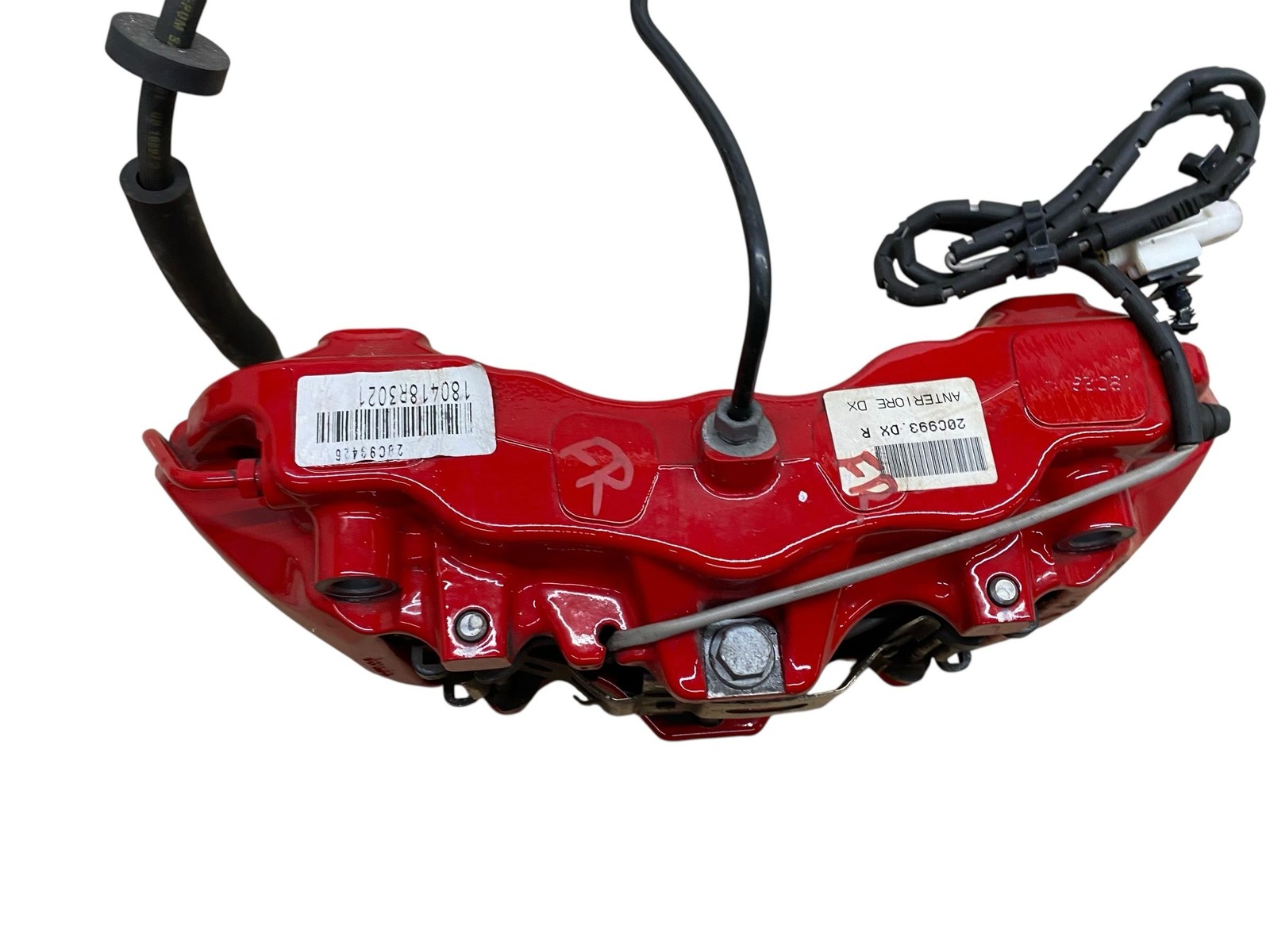2017-2023 ASTON MARTIN DB11 V8 FRONT RIGHT BREMBO BRAKE CALIPER RED *SCRATCHED*