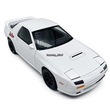 124 Mazda Rx-7 Fc3s Model Car Diecast Toy Vehicle For Boys Kids Gifts White