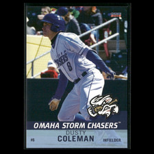 Dusty Coleman 2016 Omaha Storm Chasers Team Set Baseball Card MLB NM