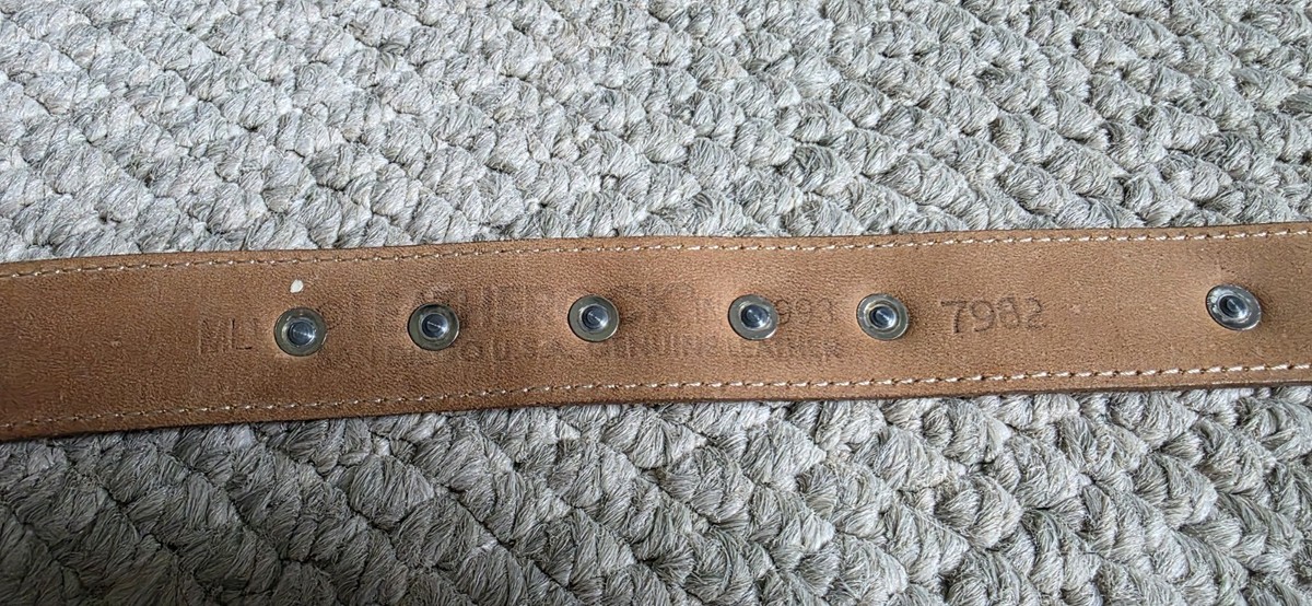 LEATHEROCK Copper Belt Silver and Gold Buckle Customed southwestern inspired leather belt The trophy  main image 2