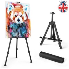 Artist Painting Easel Display Stand Portable Adjustable Metal Art Tripod