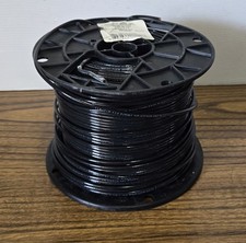 Republic E167614 THHN Electrical Wire Solid Copper 12 AWG Black 600V 490ft