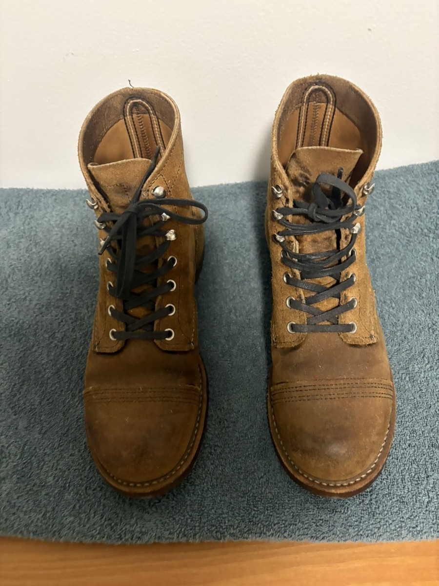 Red Wing Iron Ranger Boots 8113 Hawthorne Muleskinner Roughout
