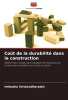 Inthusha Sriskandharajah | CoûT De La Durabilité Dans La Construction | Buch