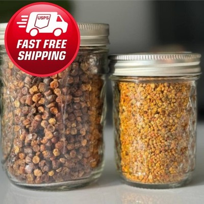 Bee Bread 270g + Bee Pollen 140g - Organic Immune Support for your family