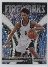 2022 Panini Prizm Draft Picks Fireworks White Sparkle Dyson Daniels #FW-DD 14t3