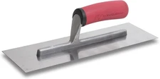 MARSHALLTOWN QLT Concrete Finishing Trowel, 12 x 4 Inches, Soft Grip Handle 