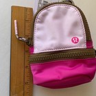 NWT Lululemon City Adventurer Backpack Nano Sonic Pink Carabiner wallet charm