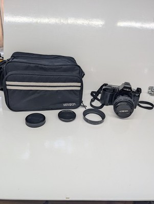 VINTAGE MINOLTA MAXXUM DYNAX 3Xi 35MM SPIEGELREFLEXKAMERA. 28-80MM ZOOM XI & TASCHE