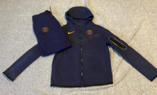 Nike Tech Fleece PSG Tracksuit Set - Boy's L (12-13 Yrs) - Navy - Very Good+