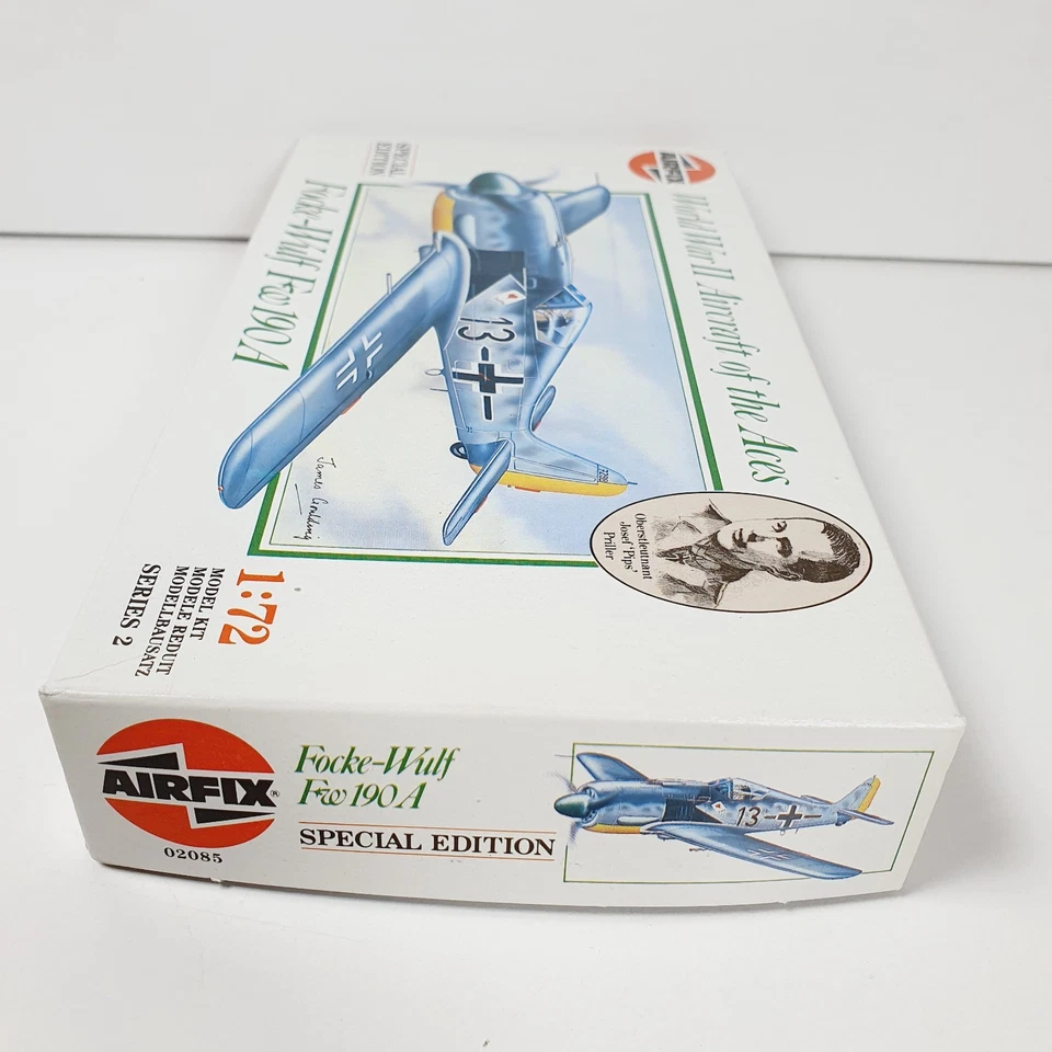Airfix World War 2 Aircraft Of The Ace Focke Wulf 190A Special Edition Model Kit - Image 3 of 4