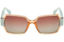 Max Co MO0051 74F Orange Square Plastic Sunglasses Frame 54-16-140