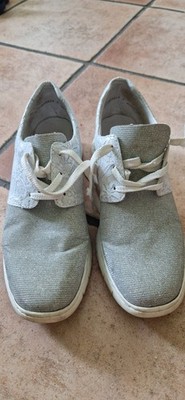 Damen rieker Schuhe Sneaker Gr, 40 silber Glitzer
