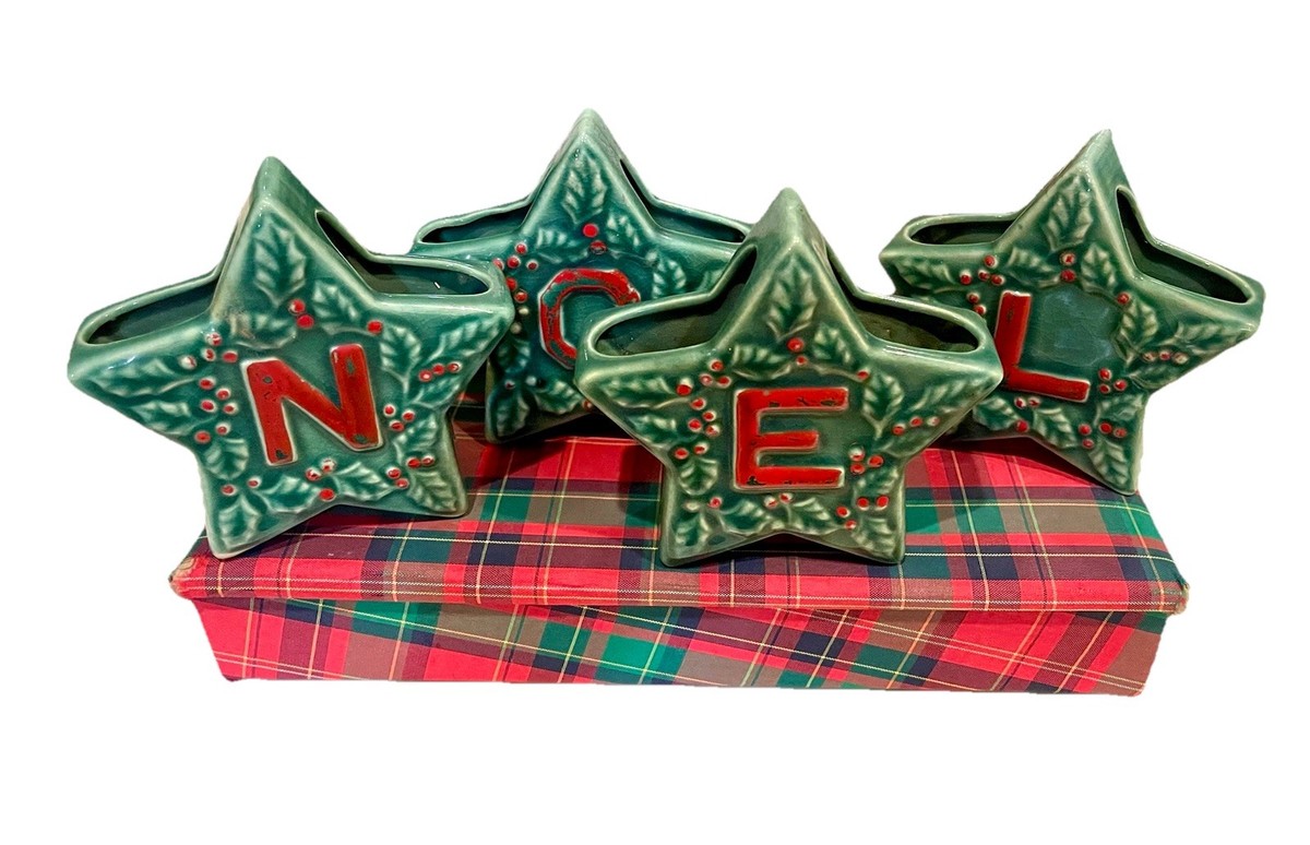【メルモ】ANTIQUE NOEL AST-BLM 1950 Vintage Mid-Century Lipper & Mann NOEL Porcelain Holders | eBay