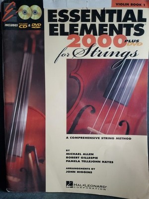 Essential Elements 2000 Violin Book 1 + CD DVD Hal Leonard Method