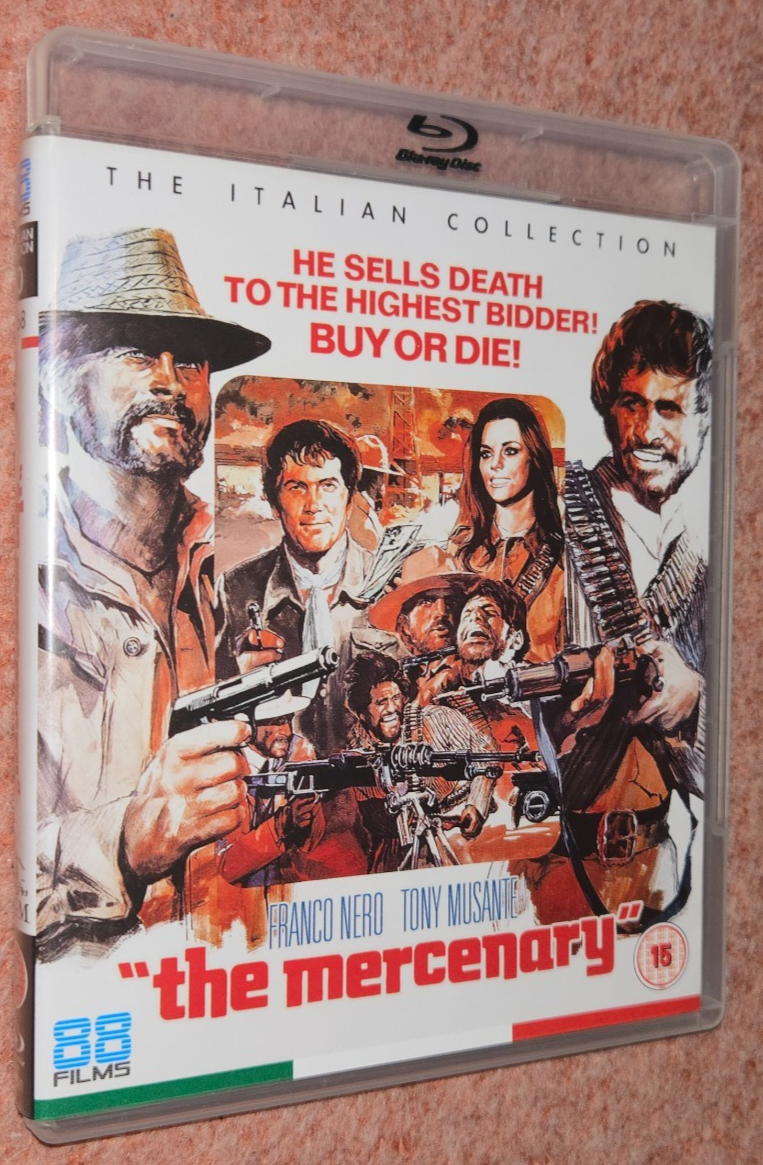 The Mercenary Blu-ray 88 Films Spaghetti Western Franco Nero Italian Collection
