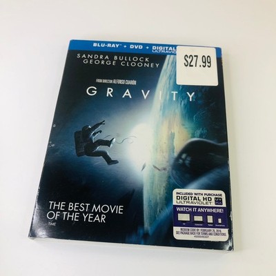 Gravity Disney Blu-ray DVD Digital HD 91 Min PG-13 Sci-Fi Movie