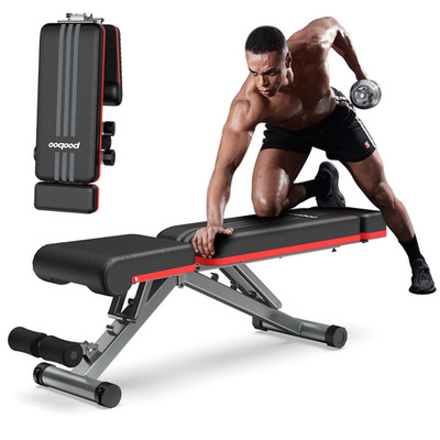 Adjustable Dumbbell Bench Foldable Workout Weight Bench Press Incline Decline fo