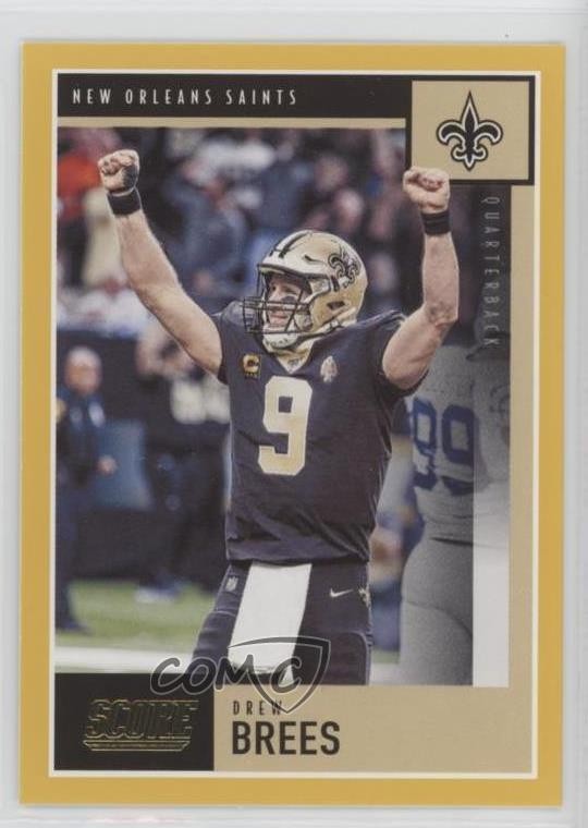 2020 Score Gold Drew Brees #269 HOF 1z9