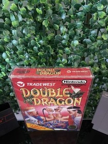 Double Dragon CIB Complete NES (Nintendo 1988) Black Circle Seal 1st Print Game