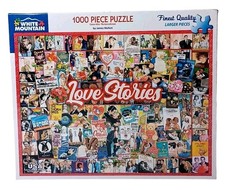 NEW Larger Pieces 1000 Pc White Mountain LOVE STORIES Romance Puzzle 1676