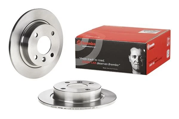 2x BRAKE DISC 08.5237.10 FOR VOLVO B 18 U 1.8L B18KP/18K/18KD/18FT/18EP 1.7L - Image 3 of 4