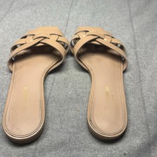 Saint Laurent Slide Sandals Womens Size 8 Bei...
