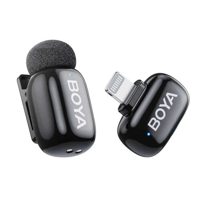 Boya Mini-12 Ultra-Mini Wireless Lavalier-Funk-Mikrofon 2TX + 2RX - Bild 2 von 3