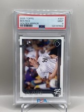 2025 Topps Series 1 Ben Rice Golden Mirror Image Variation SSP RC #337 PSA 9