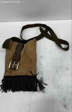 Upcycled Tony Lama Brown Leather Boot Crossbody Bag