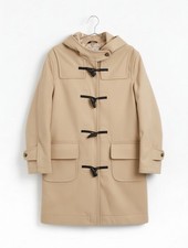 Original Mackintosh Duffle Coat Women’s Cream Pure New Wool Made in Scotland UKM