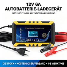 Auto Intelligentes Batterieladeger&auml;t Impuls Reparatur Erhaltungsladeger&auml;t 12V 6A
