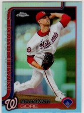 2025 Topps Chrome Baseball MacKenzie Gore No. 160 Washington Nationals