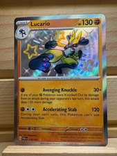 Lucario NM Shiny 174/091 SV: Paldean Fates Pokemon TCG Holo on eBay