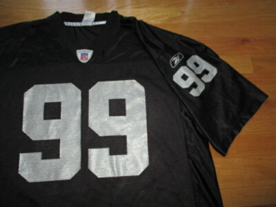 Reebok NFL Players WARREN SAPP No. 99 OAKLAND RAIDERS On-Field