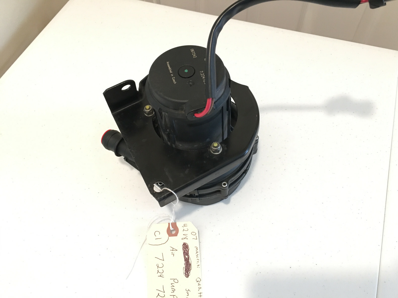 07 MASERATI QUATTROPORTE  M139 SMOG AIR PUMP  72247204